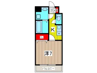 東川口弥生マンション【5階】の間取り