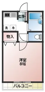 コーポセントポーリア【2階】の間取り