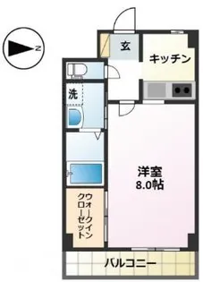 シャングリ・ラ霞【6階】の間取り