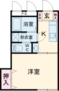 森塚第8マンション【1階】の間取り
