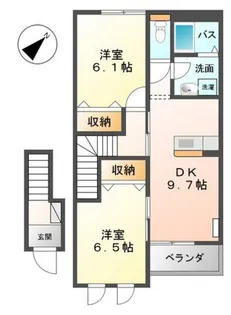 広島県廿日市市宮内【一戸建】の間取り