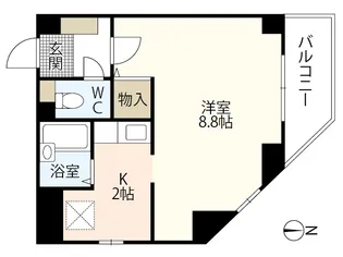 CREST.MATOBA【3階】の間取り