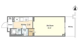 神奈川県横浜市港北区新吉田東8【マンション】の間取り