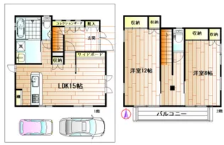 埼玉県新座市堀ノ内2【一戸建】の間取り