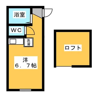 レジデンス笠間【1階】の間取り