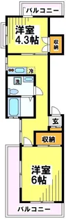 東京都杉並区高井戸東3【マンション】の間取り