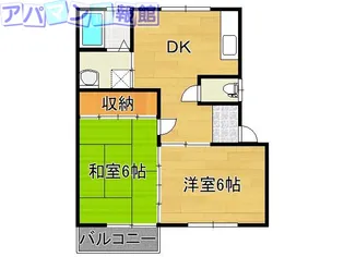 コーポアミーゴ【1階】の間取り