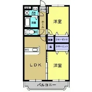 ユーミーKAZU【1階】の間取り