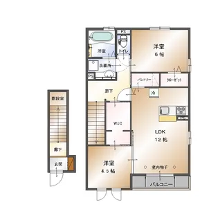 グラシア高崎【2階】の間取り