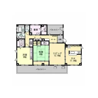 la porte【4階】の間取り