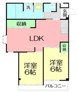 ヴィヴィットヒル【1階】の間取り