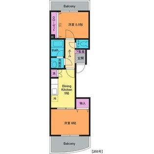 エトワール21【3階】の間取り