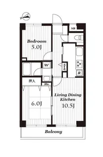 神奈川県海老名市大谷北2【マンション】の間取り