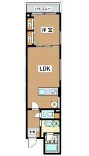 リベルタ世田谷【1階】の間取り