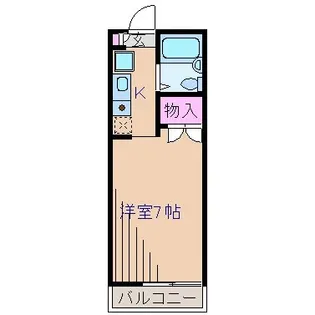 メゾンボヌール菊名D棟【2階】の間取り