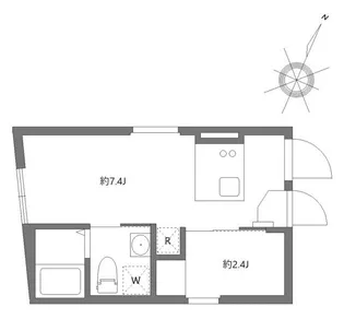 アピチェ南千住A棟【3階】の間取り