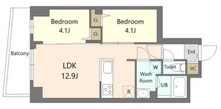 S-RESIDENCE北綾瀬awesome【7階】の間取り