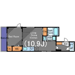ルーエ【4階】の間取り