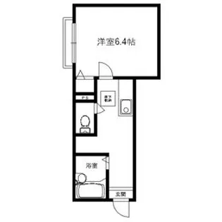 タウンコート【1階】の間取り