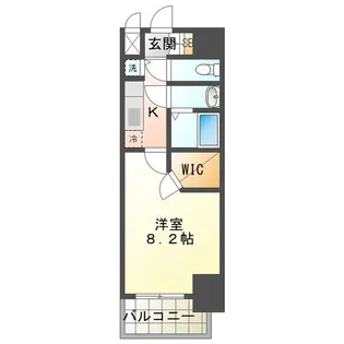 S-RESIDENCE四日市市堀木amante(アマンテ)【9階】の間取り