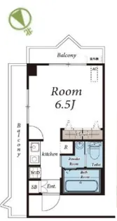 クリオネコート新城【6階】の間取り