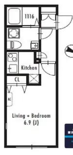 GRAN PASEO 代々木 グランパセオヨヨギ【4階】の間取り