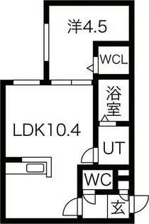 北海道札幌市豊平区平岸三条17【マンション】の間取り