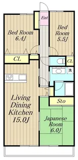 アメニティヒル本厚木【7階】の間取り
