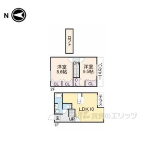 松ぼっくり【2階】の間取り