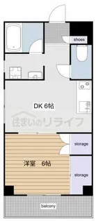 ミラコスタ中野【1階】の間取り