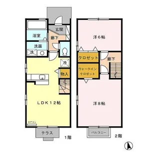 富山県富山市山室【一戸建】の間取り