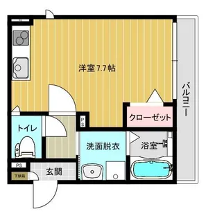 Arc-en-ciel A&E【3階】の間取り