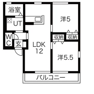 群馬県高崎市貝沢町【アパート】の間取り