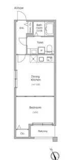 ラクラス四谷三丁目【3階】の間取り