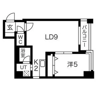 ラフィネ31【6階】の間取り