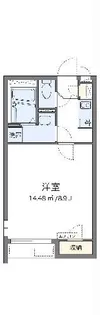 クレイノ前川3【1階】の間取り