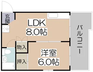 ファイブ日光【5階】の間取り