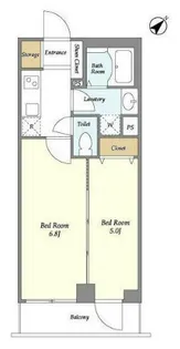 ミュプレ渋谷【1階】の間取り