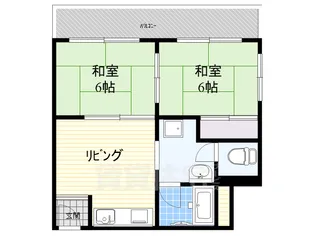 摂津第5マンション【4階】の間取り