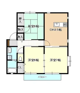 ソレジオヴィラ【1階】の間取り