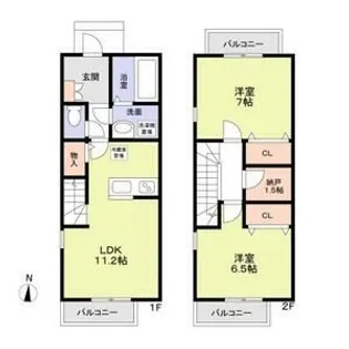 Grace Court II【1階】の間取り