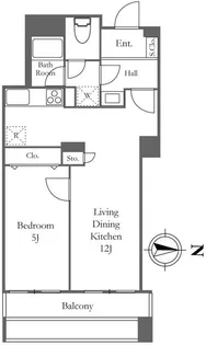 リバーシティ21イーストタワーズ 10棟【14階】の間取り
