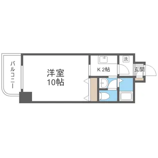 北海道札幌市中央区大通西23【マンション】の間取り