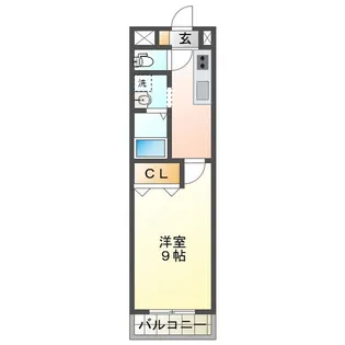 ブロッサムガーデン利平治【1階】の間取り