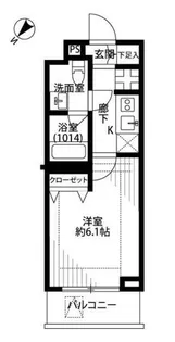 プレール・ドゥーク下丸子【3階】の間取り