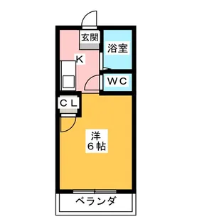アコリエンテ道徳【4階】の間取り