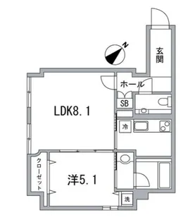 ロイヤル赤坂サルーン【4階】の間取り