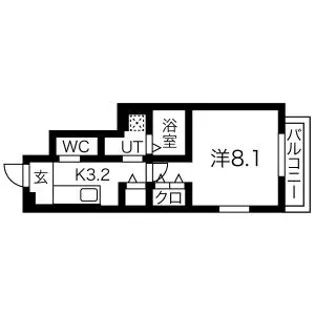 RELAIR松園(リレア)【1階】の間取り