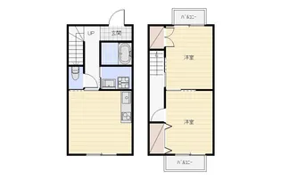 静岡県浜松市中央区笠井新田町【一戸建】の間取り
