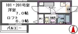 stage南仙台【1階】の間取り